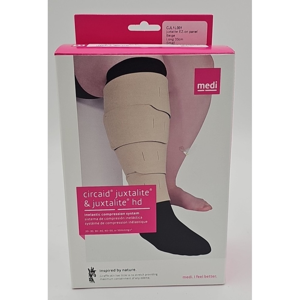 Medi‎ CircAid Juxtalite HD Lower Leg System 20-50 mmHg Small - Long 33cm -Beige